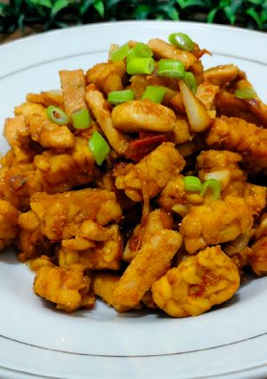 Foto resep Tumis ayam+tempe