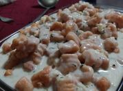 Una foto de salsa bechamel con harina