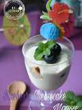 Mousse Kek Keju Blueberry