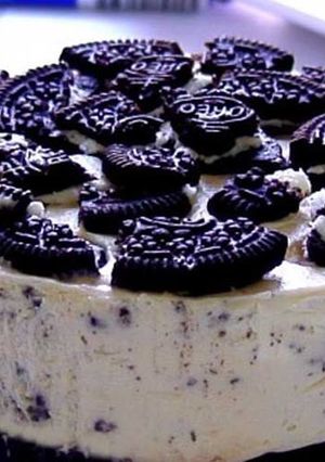 Una foto de Torta oreo sin horno