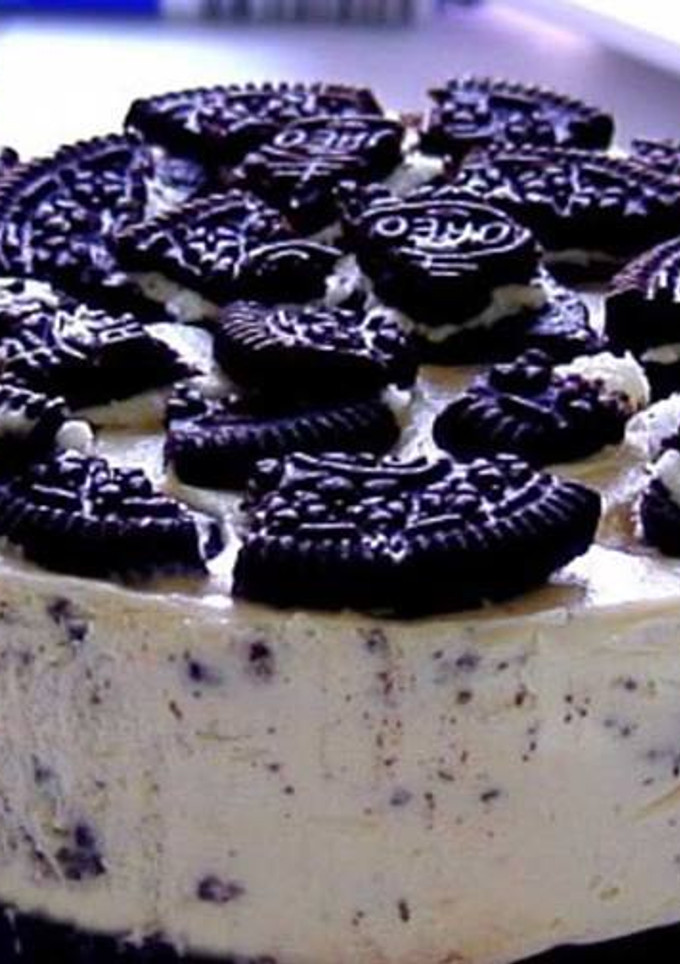 Una foto de Torta oreo sin horno