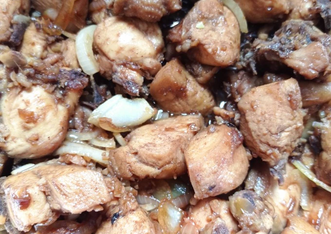 Ayam Kecap Bawang Bombay
