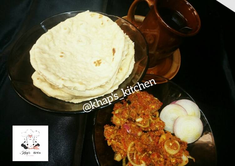 Recipe of Quick Kubza with egg soup