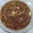 Sopa de poroto🫘 con fideo y queso 🧀Paraguay 🇵🇾