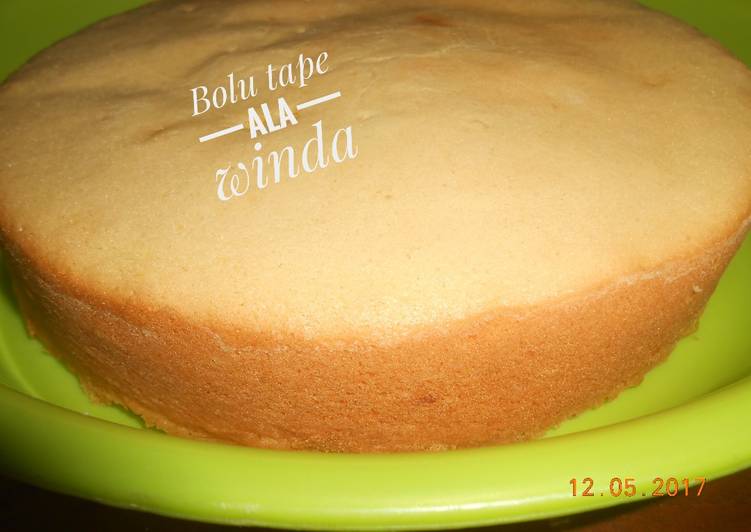 Bolu tape lembut 3 telur