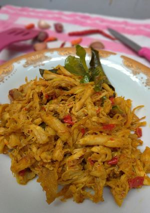 Foto resep Ayam suwir bali