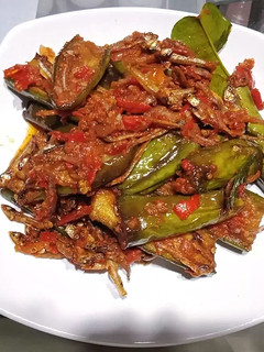Foto resep Balado terong + ikan teri