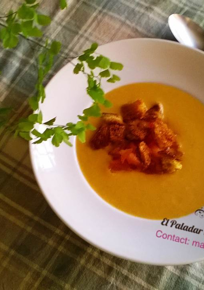 Una foto de Gazpacho a lo Calanda