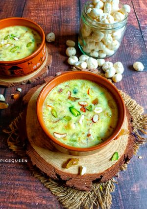A picture of Makhana Kheer.
