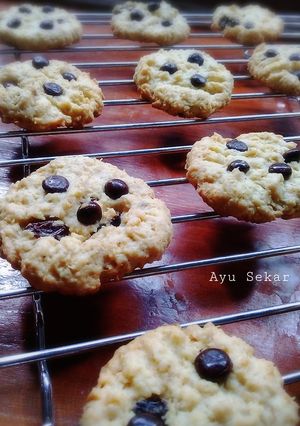 Foto resep Oat Cookies with Banana, Kismis, n' choco chip