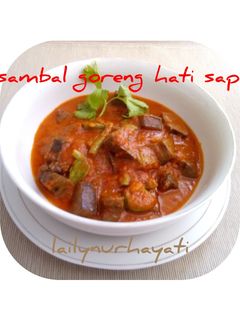 Foto resep Sambal goreng hati sapi
