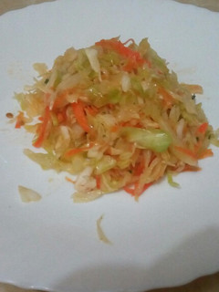 A picture of Cabbage stir fry.