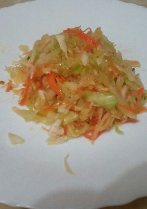 A picture of Cabbage stir fry.