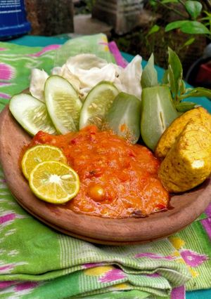 Foto resep Sambal pecel Lamongan