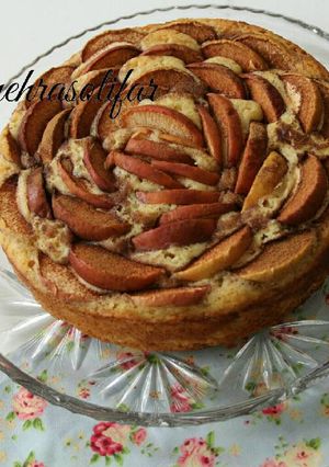 عکسی از دستور کیک سیب و دارچین