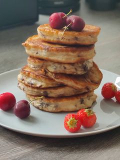 Stracciatellapancakes Rezepthauptbild