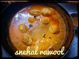 मालवणी पद्धतीने कवटाचा सामारा / अंड्याची करी(Malvani Style Andyachi Curry Recipe In Marathi)