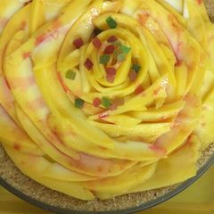 A picture of Mango pudding.