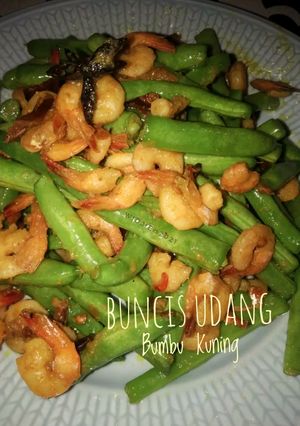 Foto resep Oseng Buncis Udang Kuning