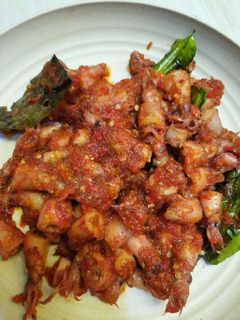 Foto resep Cumi Asin Balado