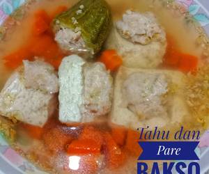 Siap Saji Tahu Dan Pare Bakso Berkuah Sedap Siap Saji Tahu Dan Pare Bakso Berkuah Sedap