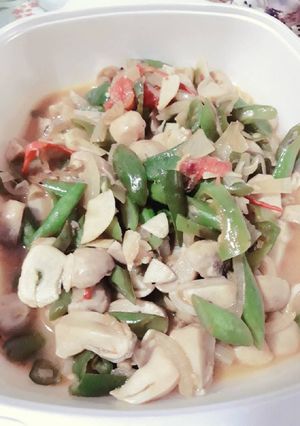 Foto resep Tumis jamur buncis