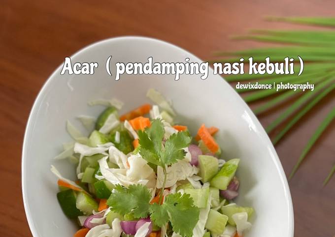  Resep enak membuat ACAR (pendamping nasi kebuli) dijamin sempurna