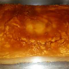 Una foto de Flan de queso y sobaos sin horno