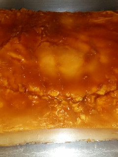 Una foto de Flan de queso y sobaos sin horno