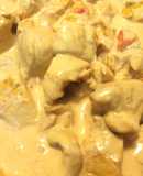 Pechugas troceadas en Crema de Chipotle