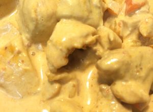 Una foto de Pechugas troceadas en Crema de Chipotle