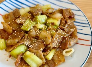 Hình của món Thịt Ba Chỉ Rang Hành Boaro.