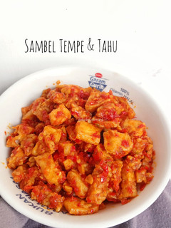Foto resep Sambel Tempe Tahu Sederhana