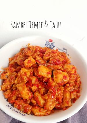 Foto resep Sambel Tempe Tahu Sederhana