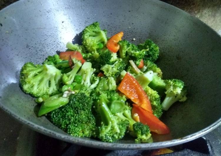 Simple Way to Prepare Super Quick Homemade Mix vegetable stir fry