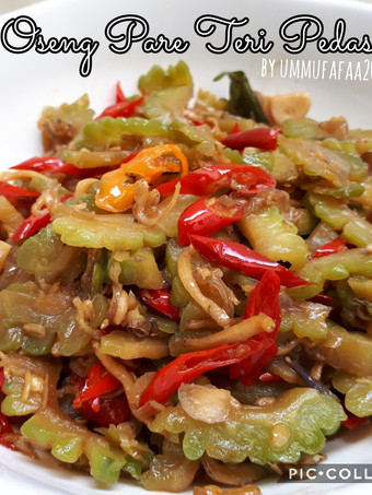 Langkah Mudah untuk Membuat 9. Oseng Pare Teri Pedas, Sempurna