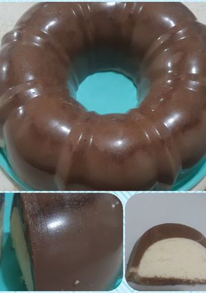 Una foto de Gelatina de carlos V rellena de gelatina de queso