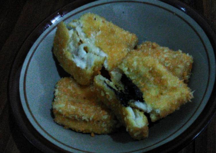 Roti tawar crispy isi lumer