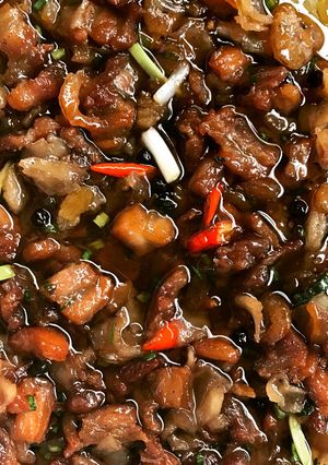 Hình của món Kho quẹt.