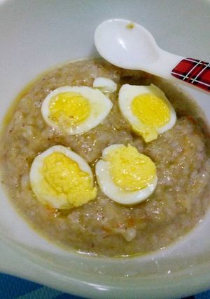 A picture of Bubur Tim daging telur puyuh (Mpasi 8 bln+).