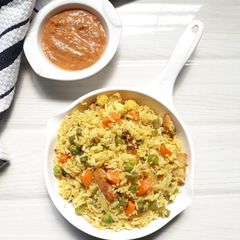 A picture of Vegetable Fried Rice.