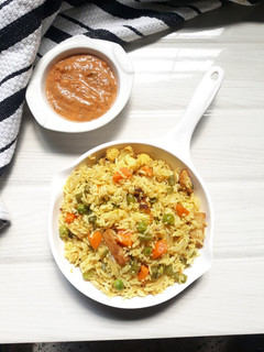 A picture of Vegetable Fried Rice.