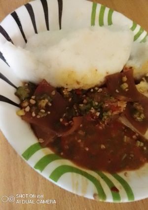 My okra soup ainihin hoton girkin