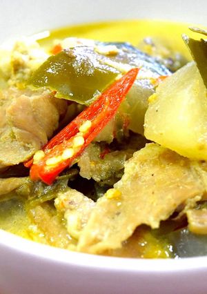รูปของ แกงเขียวหวานฟักใส่หมู