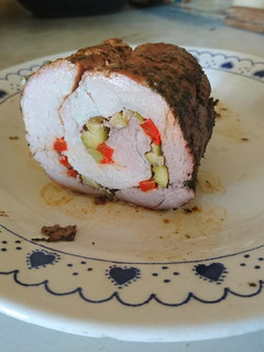 Una foto de Lomo de cerdo relleno