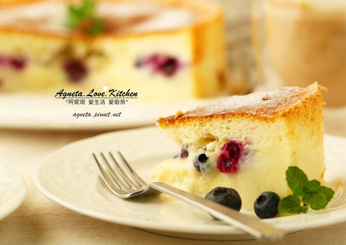 [阿妮塔♥sweet] 藍莓魔法蛋糕。 食譜成品照片