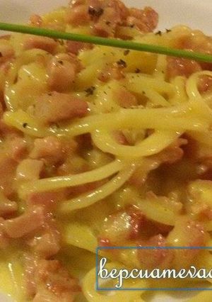 Hình của món Spaghetti carbonara.