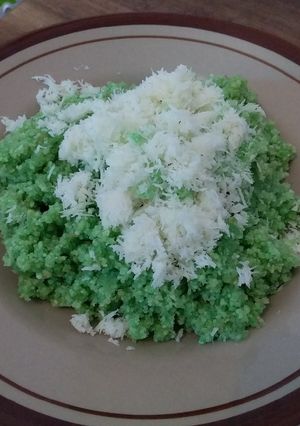 Foto resep Thiwul pandan