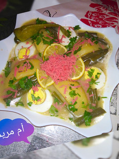 صورة لوصفة جواز بطاطا و لوبيا خضراء