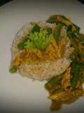 Pollo al curry fácil